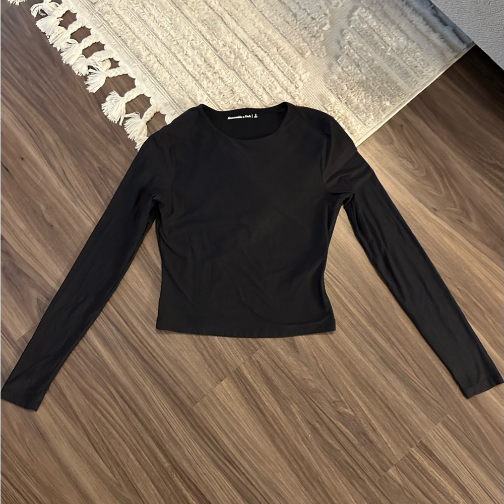 Abercrombie & Fitch Black Long Sleeve Top